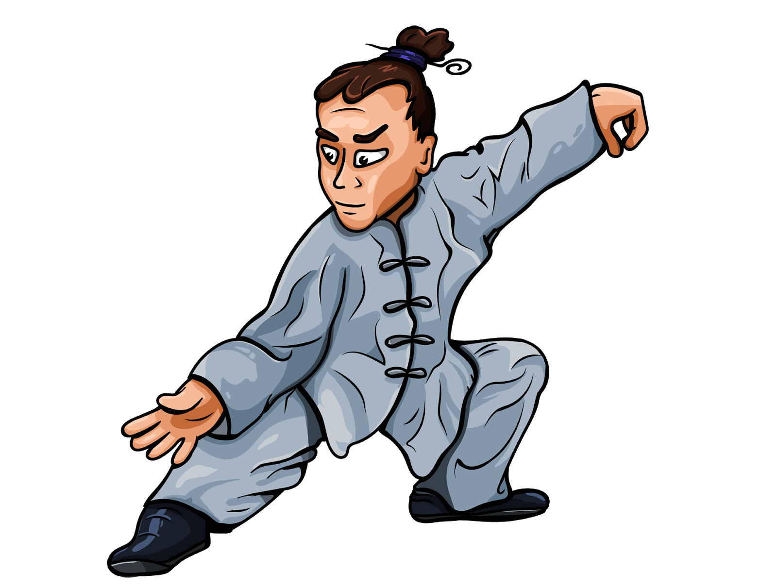 Taichi man clipart.