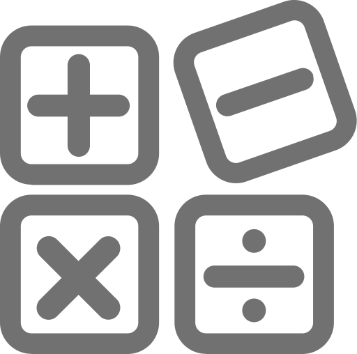 Math Maths, Math, Mathematical Symbol Icon PNG and Vector.