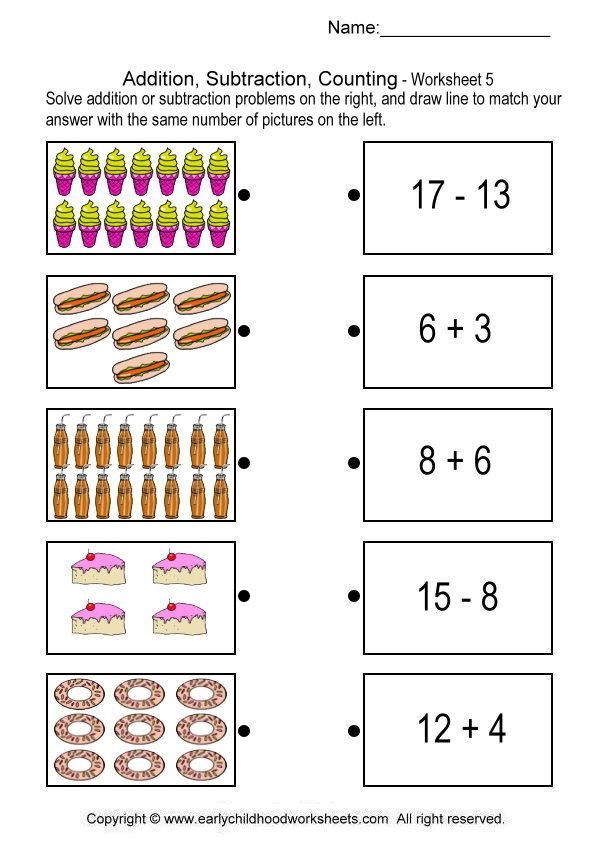 Grade 1 Worksheet Clipart Math Kid.