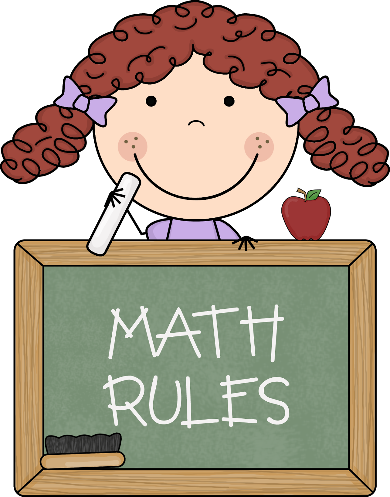 I Love Math Clipart.