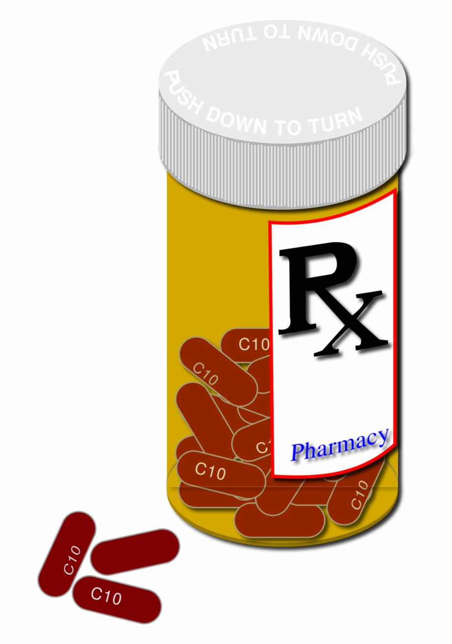 Pill Bottle Clipart.