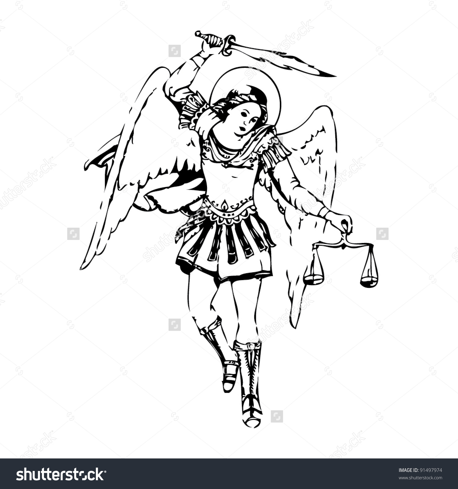 Archangel Michael Clipart.