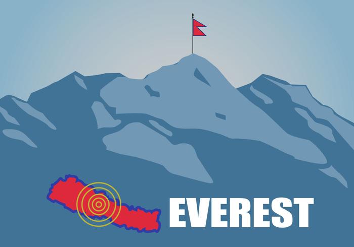 Free Flat Everest Vector.