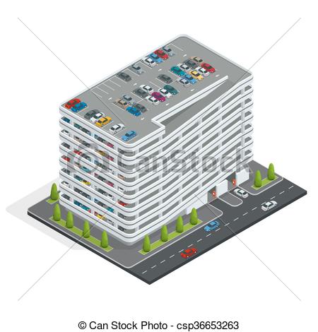 Multi storey car park Clipart and Stock Illustrations. 12 Multi.