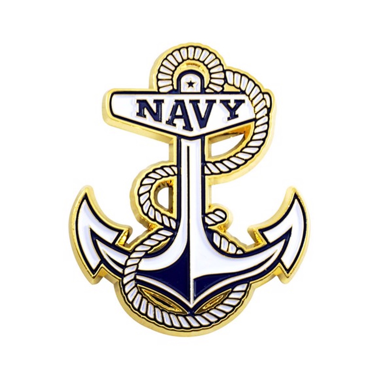 U.S. Naval Academy Color Metal Emblem.