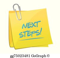 Next Steps Clip Art.