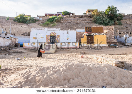 Nubian Village Stock Photos, Royalty.