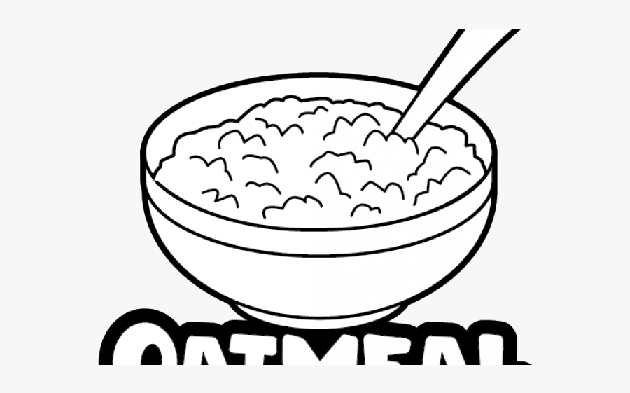 Bowl Of Oatmeal Drawing , Free Transparent Clipart.