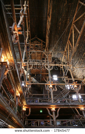 Old Faithful Inn Stock Photos, Royalty.