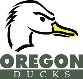 Oregon Ducks logo Clipart Graphic.