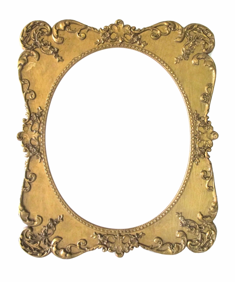 Vintage Oval Frame Png.