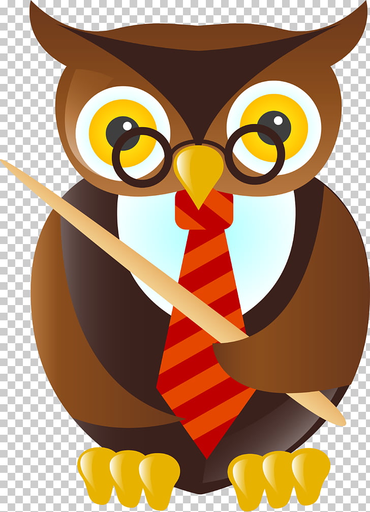 School Teacher Owl , school PNG clipart.