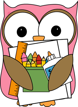 Cute owl teacher clipart.