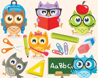 Clipart School Owl.