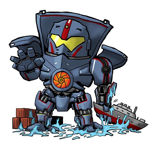 SD Gipsy Danger by metalheadkomik.deviantart.com on @deviantART.