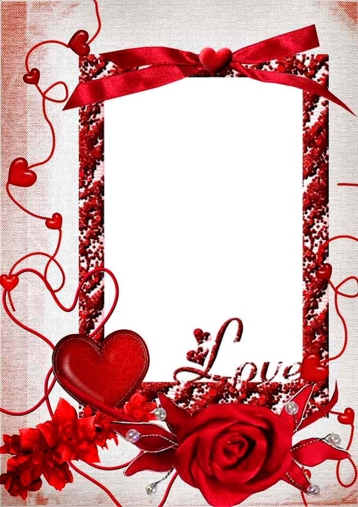 Download Love Frame PNG HD For Designing Work.