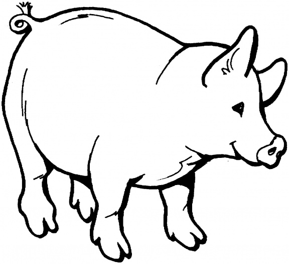 Free Clipart Black And White Pig, Download Free Clip Art.