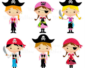 Cute Pirate Clipart.