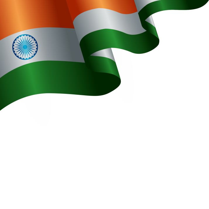 India Flag Background PNG.