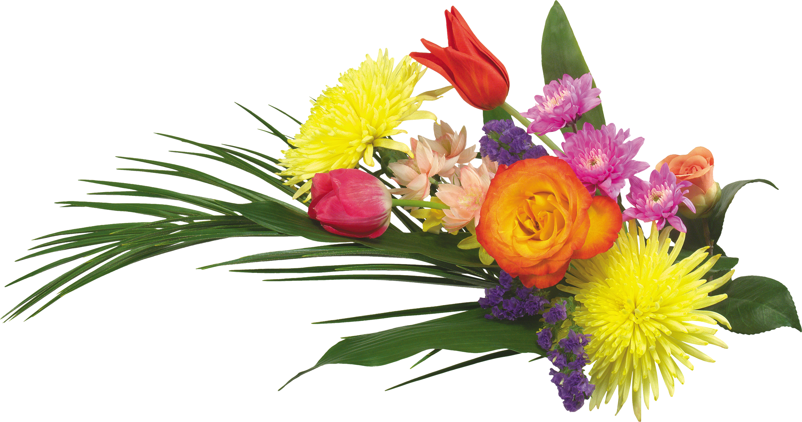 Bouquet of flowers PNG images free download.