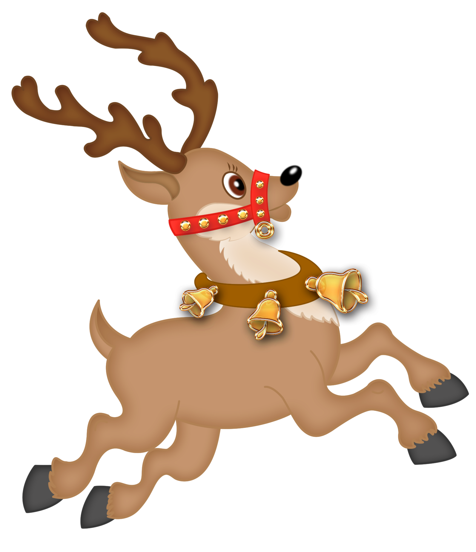 Cute Reindeer PNG Clipart.