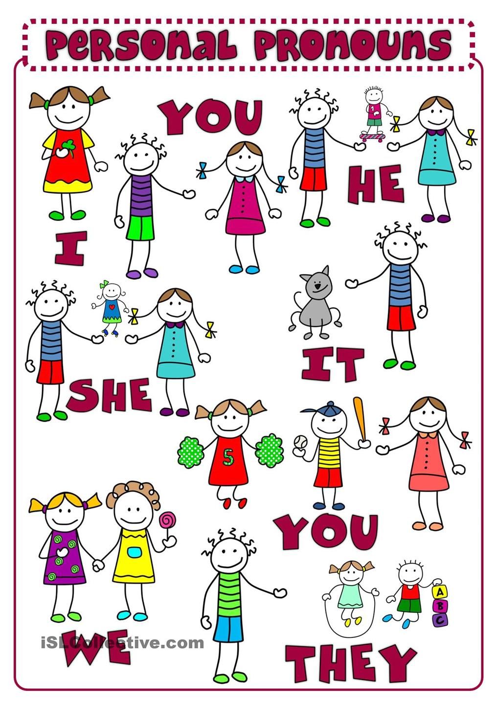 Personal pronouns clipart 2 » Clipart Station.