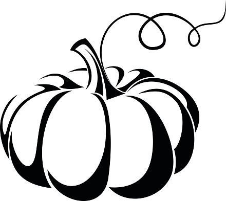 Pumpkin black and white black and white autumn pumpkin clip art.