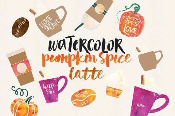 Fall Clip Art Coffee Clipart Pumkpin Clipart Yummy.