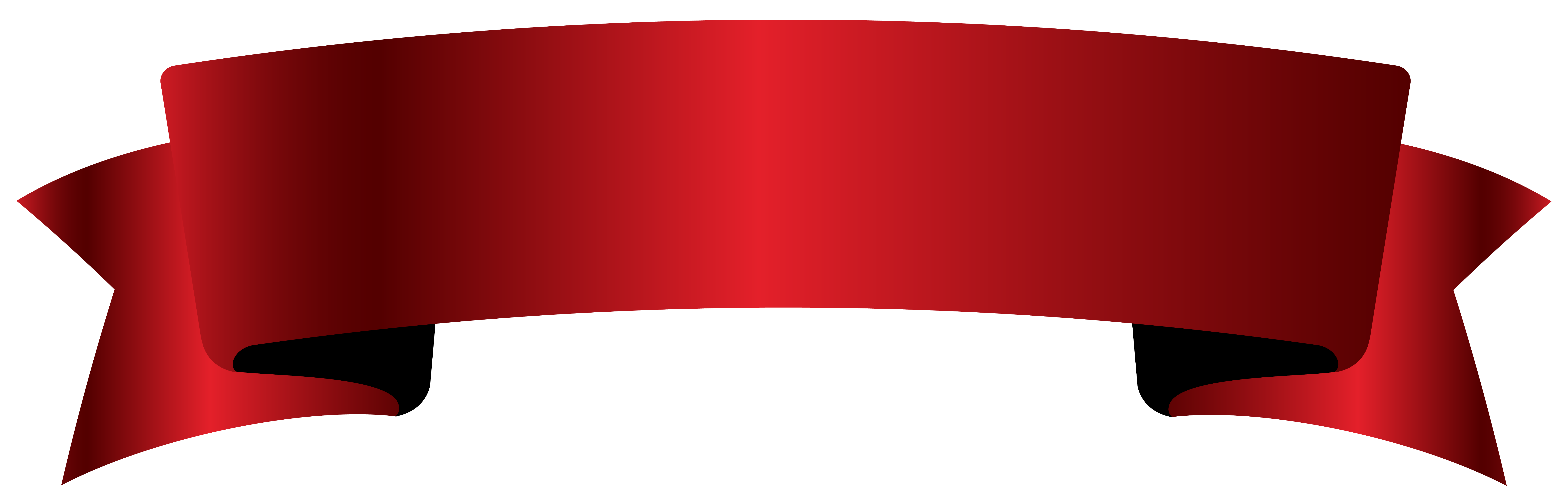 Red Banner PNG Clipart Picture.