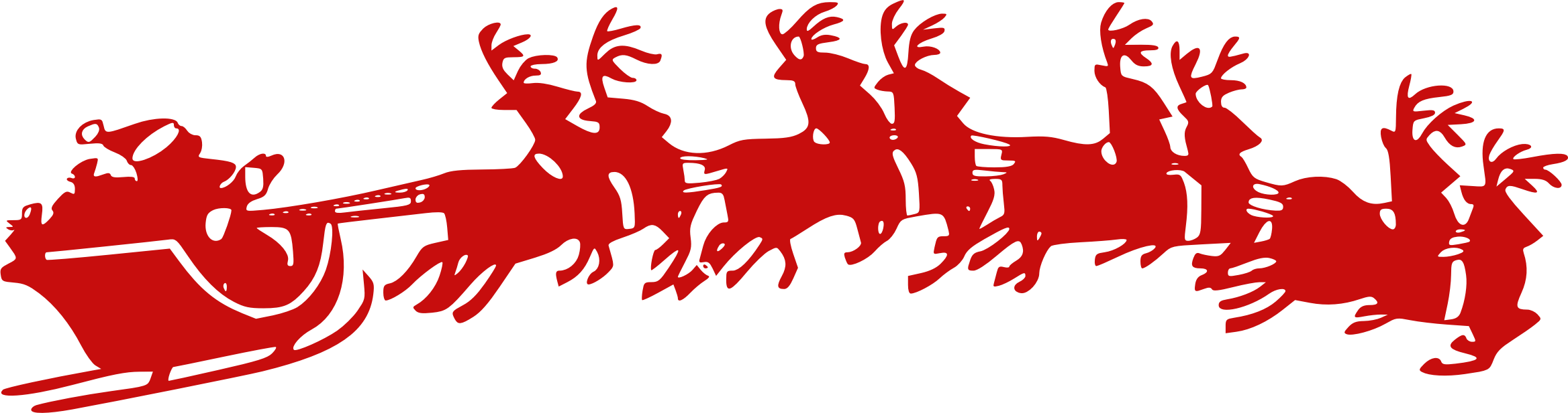 Santa Sleigh PNG Pictures, Santa Sleigh Clipart Free.