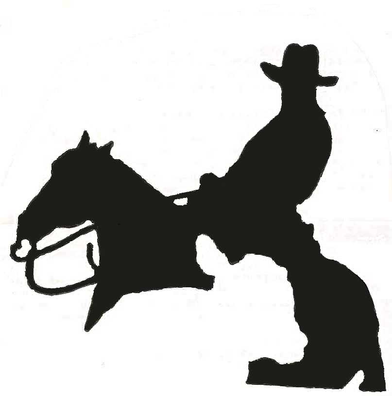 Cutting Horse Clip Art N4 free image.