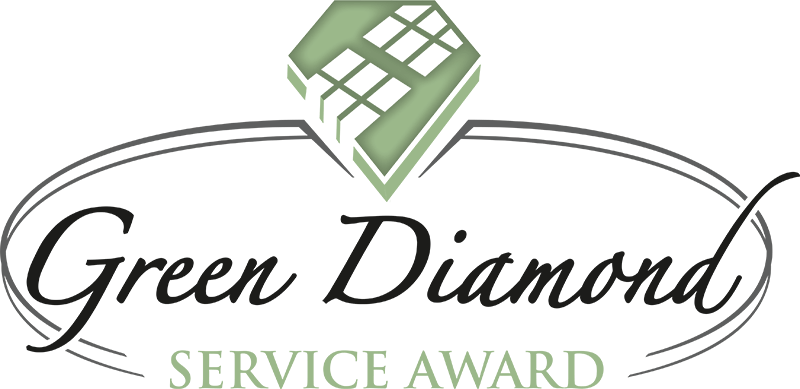 LOGO Green Diamond Service Award 2C.