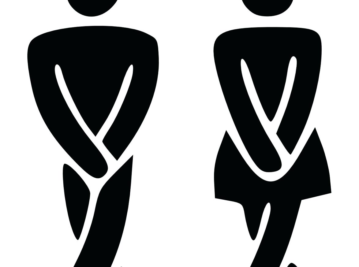 Bathroom Sign Clipart.