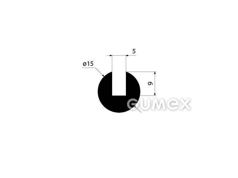 ROUND PROFILES WITH SLOT > GUMEX.