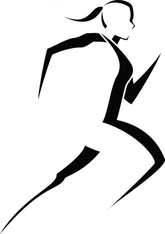 Runner Logo Clip Art.