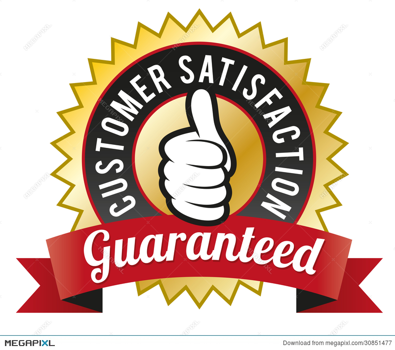 Customer Satisfaction Guaranteed Illustration 30851477.