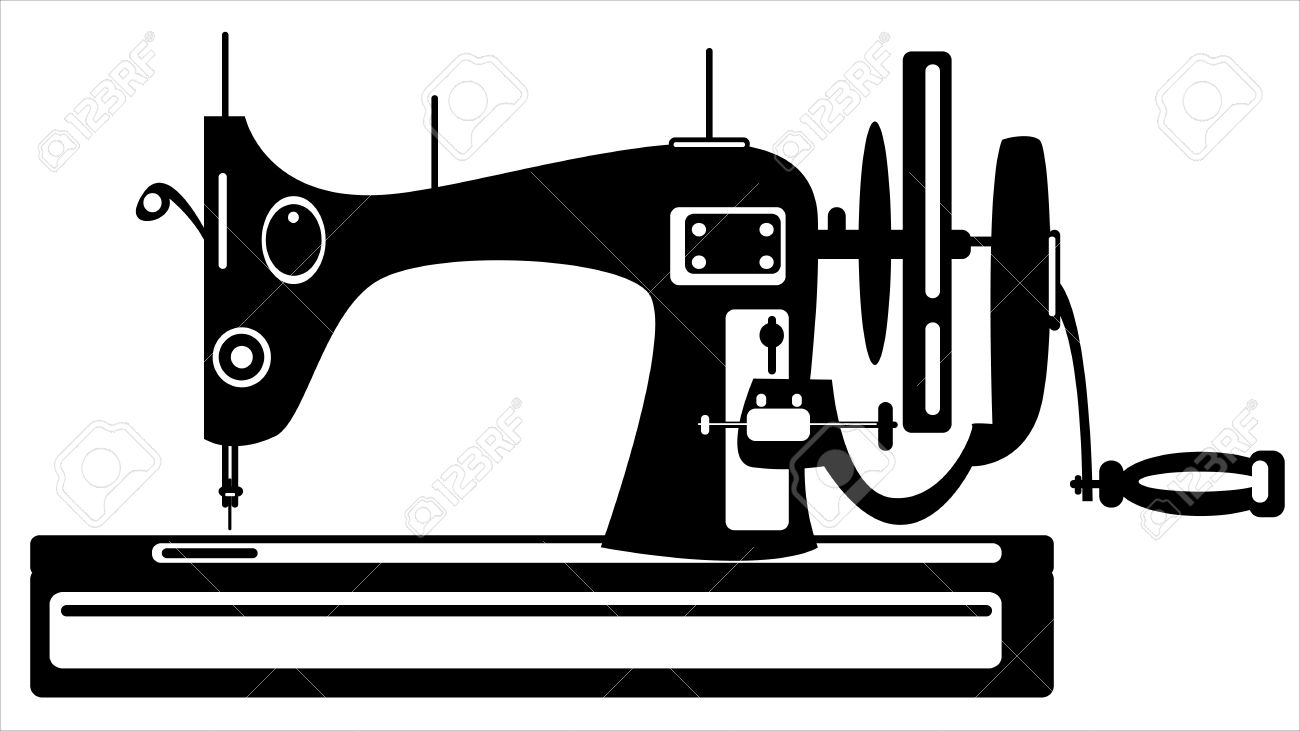 759 Sewing Machine free clipart.