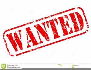 Wanted Sign Clipart.