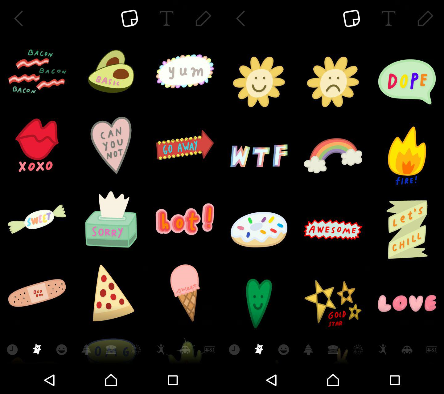 Snapchat adds a ton of stickers for you to add to your snaps.