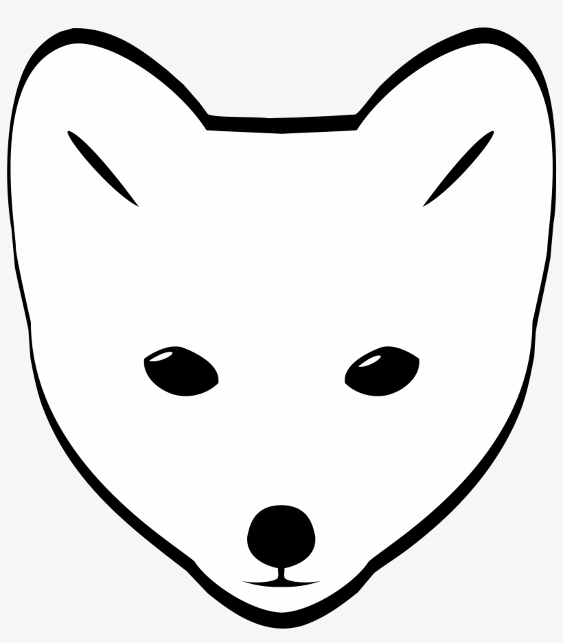 Clipart Arctic Fox Head.