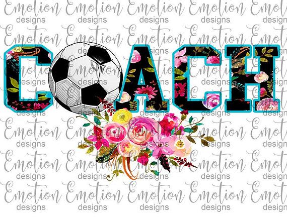 Soccer Coach Clipart, instant download, sublimation graphic.