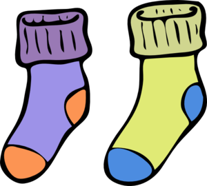 Cute Sock Clipart.