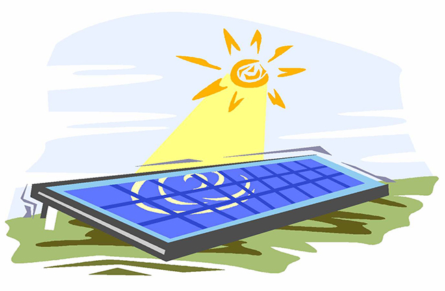 Solar Radiation Clip Art.