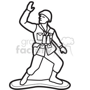 Soldier clipart black and white » Clipart Portal.