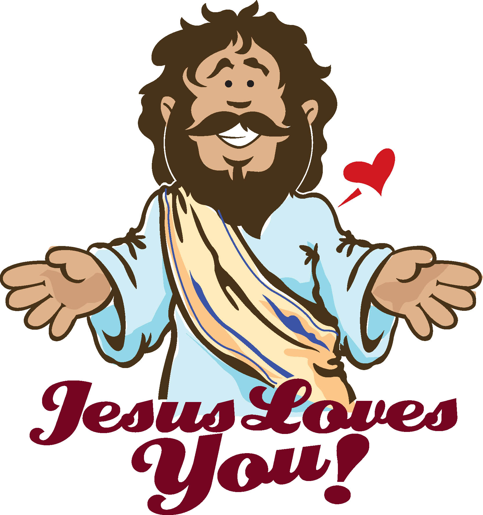 Jesus as Son of God Clip Art.