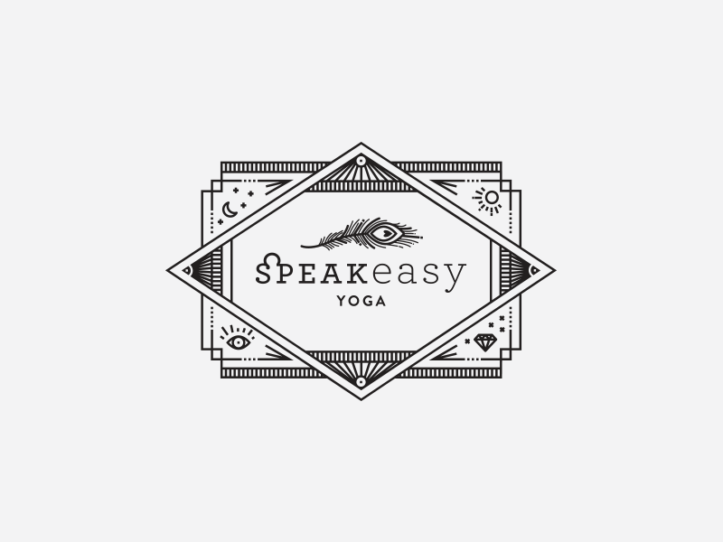 speakeasy logo by paperreka on Dribbble.