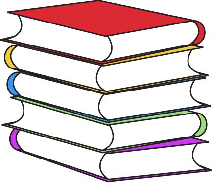 Stack of Books Clip Art.