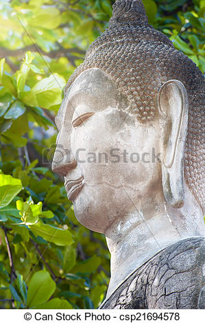 Bilder von stein, Buddha, statue.