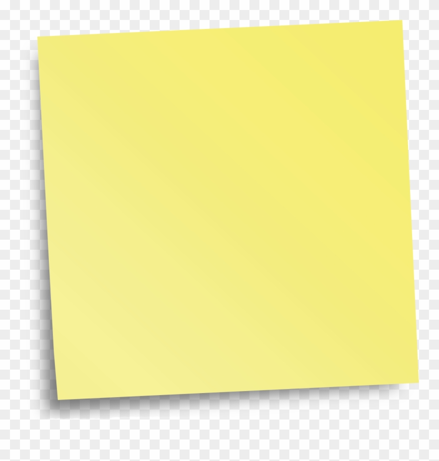 Yellow Sticky Notes Png Image Clipart (#2989095).