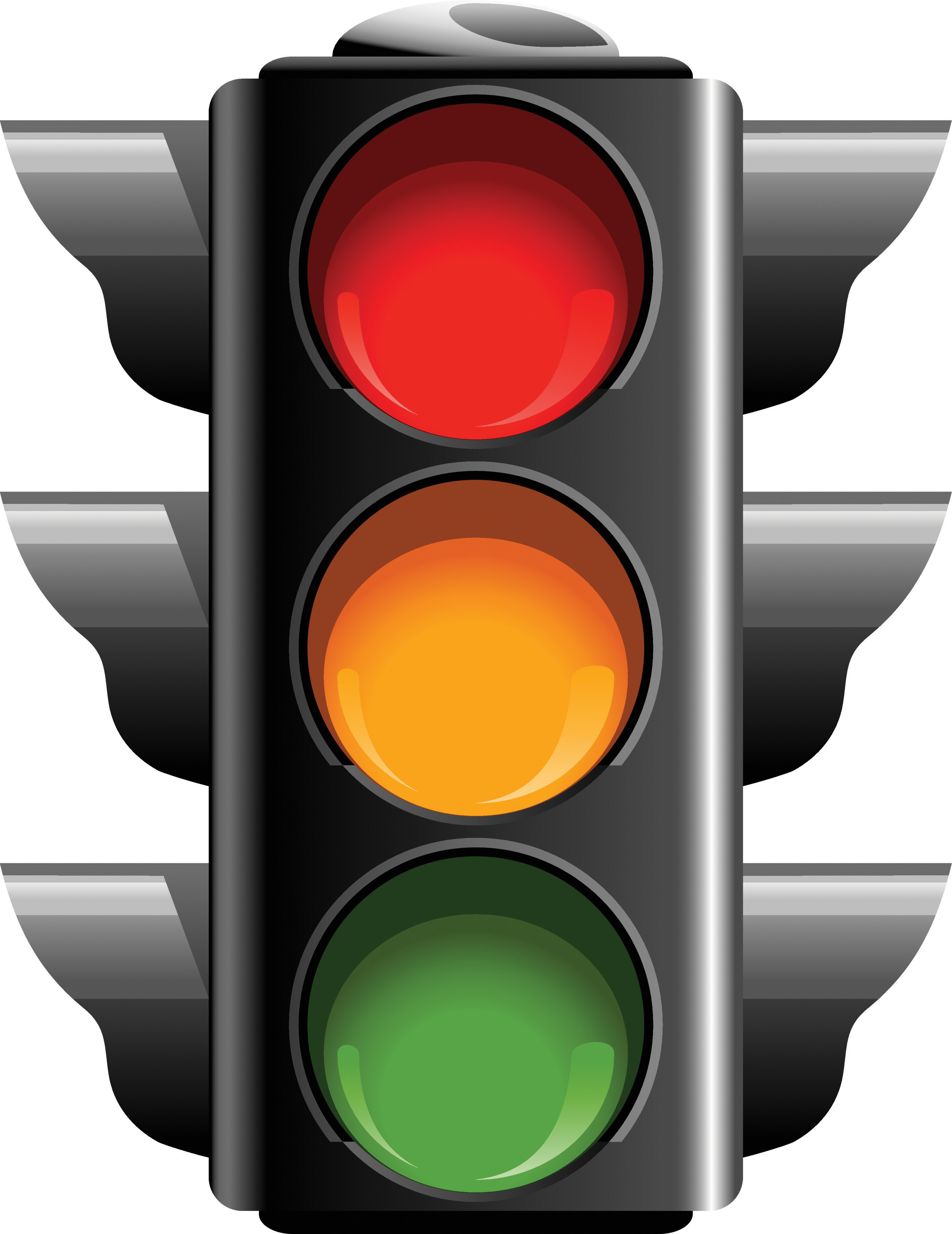 Red traffic light clipart the cliparts.